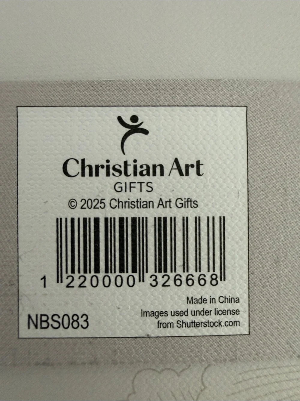 Christian Art Notebook Gift Set of 3 Be Strong and Courageous